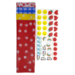 יאמבוקס נייר עטיפה מעוצב לסנדוויץ' - לבבות