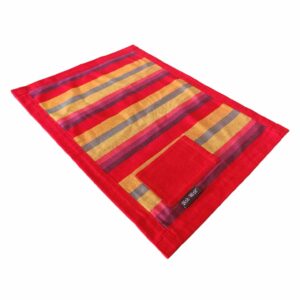 רביעיית פלייסמט איכותי כולל כיס לסכו"ם מבית המותג דיש וויש 1648 ג'לו פסים