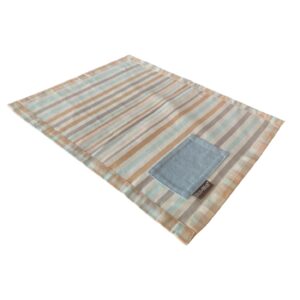 רביעיית פלייסמט איכותי כולל כיס לסכו"ם מבית המותג דיש וויש 1649 פרובנס בז'