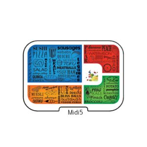 מגש לקופסת אוכל מחולקת של המותג מאמצבוס