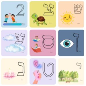 אותיות וספרות תמונת פריט