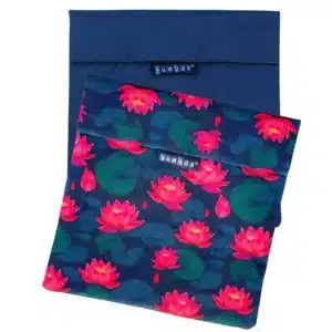 2995 סט 2 תיקי יאמבוקס Baggies לסנדוויץ Navy & Lotus